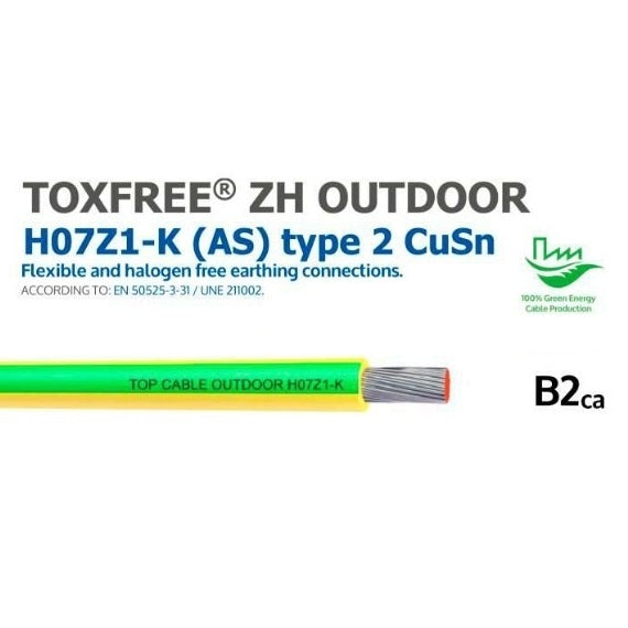 TOXFREE® ZH OUTDOOR RZH H07Z1-K (AS) type 2 CuSn